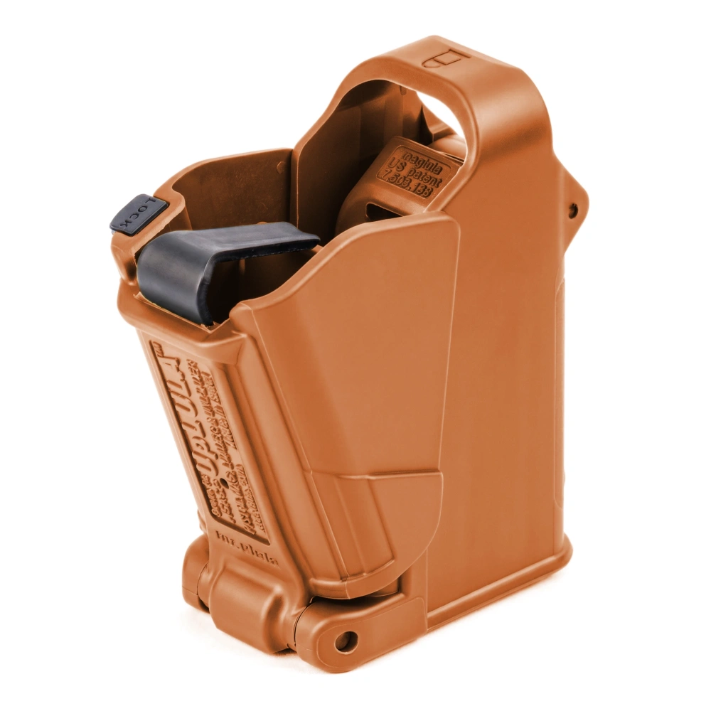 Maglula - Universal Pistol Magazine Loader UpLULA - Orange Brown - UP60BO