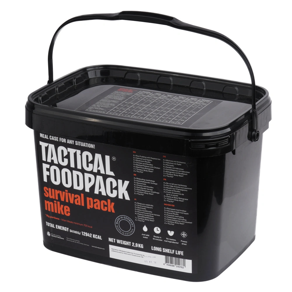 Tactical Foodpack - Freeze-Dried Meal Kit Survival Pack Mike - 12,942 kcal - C0020