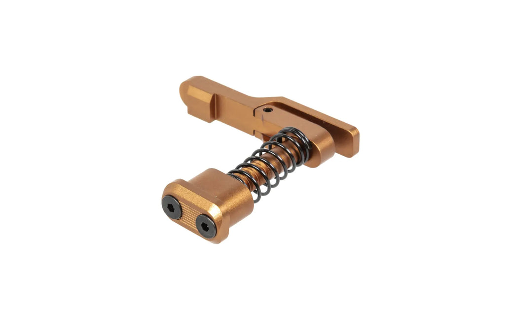 Aluminium Maxx Model Advanced type C magazine release for MTW M4 Flat Dark Earth replicas