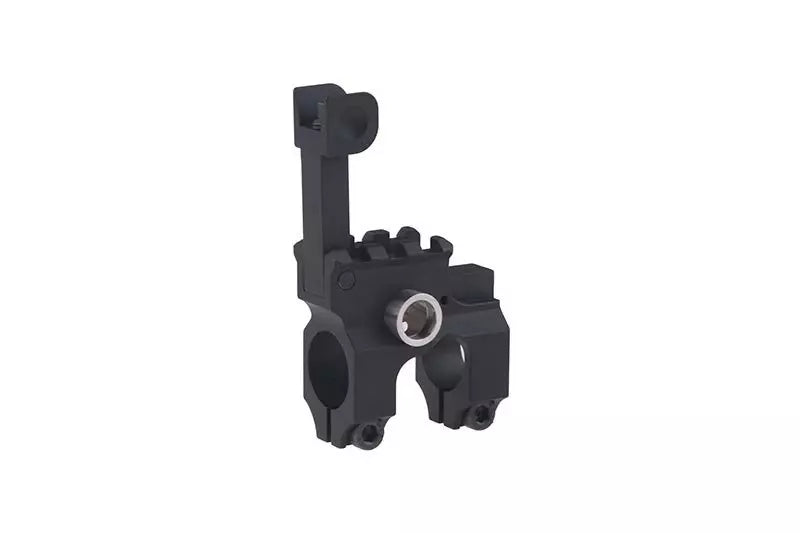 M4/M16 Gas Block with Foldable Front Sight - Black