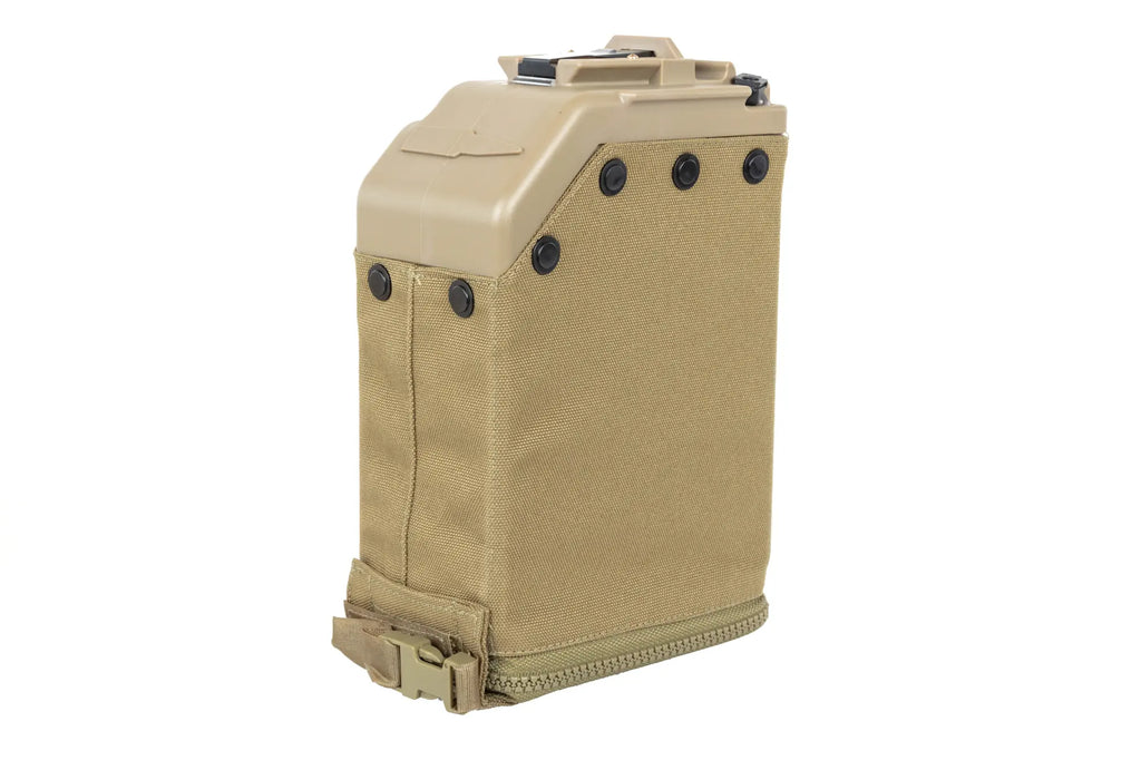 Box-type magazine 5000 BBs Vega Force Company for MK48 MOD1 Flat Dark Earth