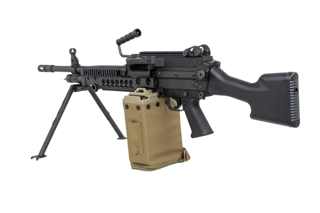 airsoft Vega Force Company MK48 MOD1 Premium Black Machine Gun