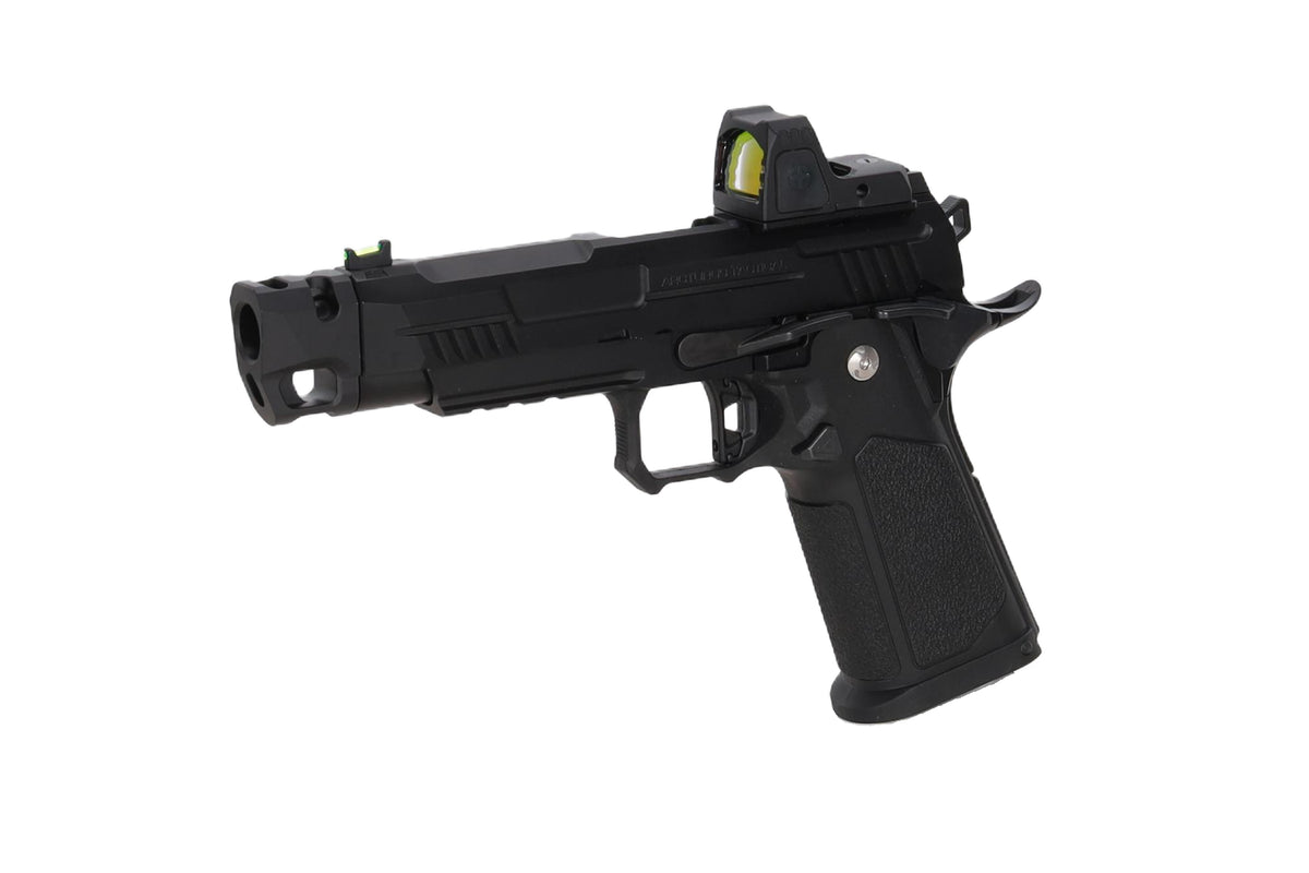 Arcturus Hi-Capa Vanguard 4.3" GBB Pistol (Optics Ready/Collimator ARS-1/Compensator) - Black