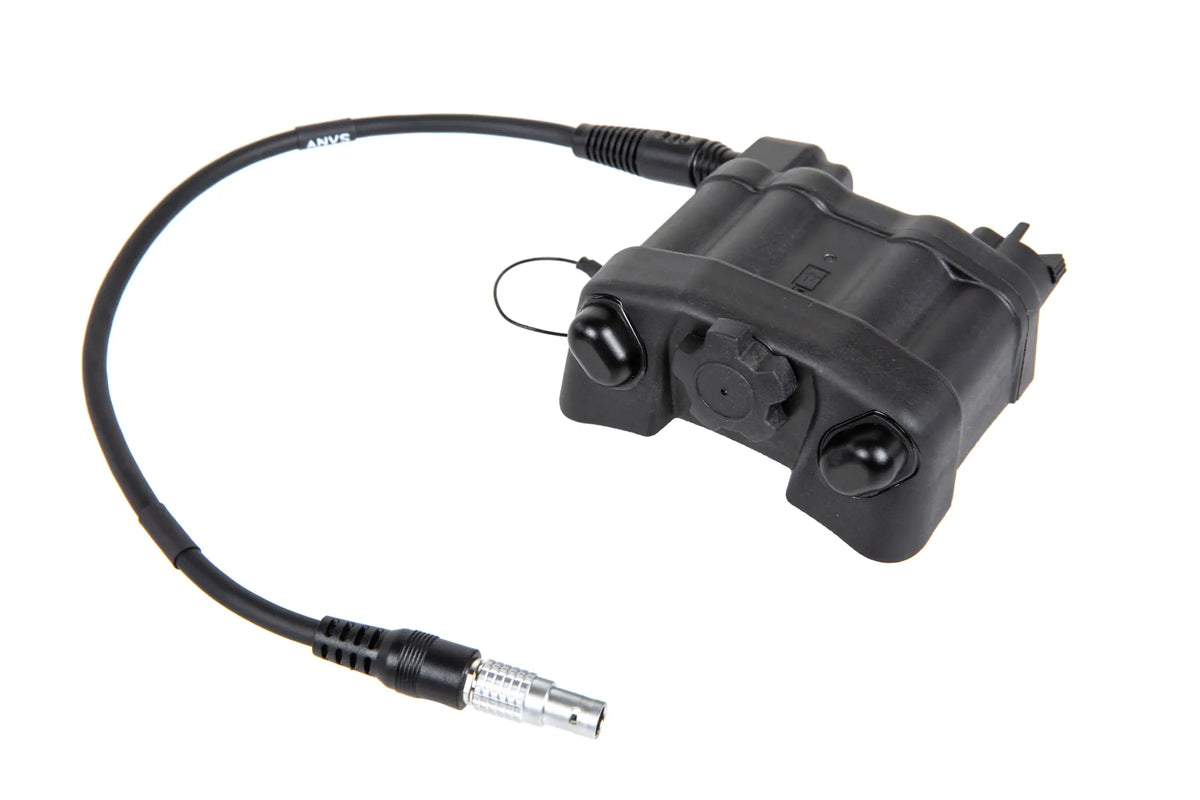 PVS-31 battery box with IR LEDs FMA Black