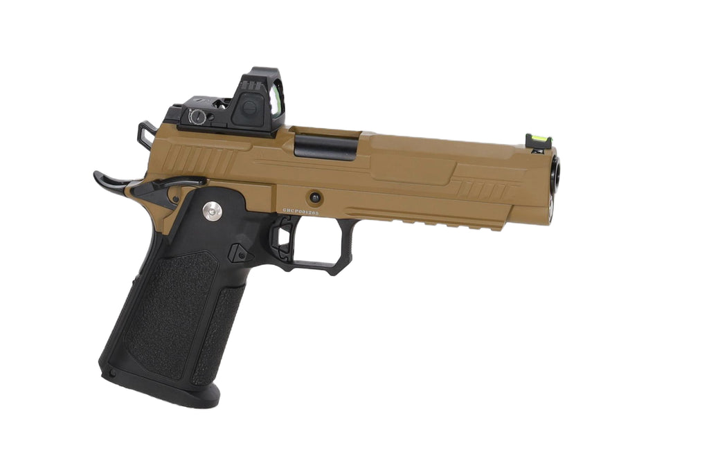 Arcturus Hi-Capa Vanguard 5" GBB Pistol (Optics Ready/Kolimator ARS-1) - Half-Tan
