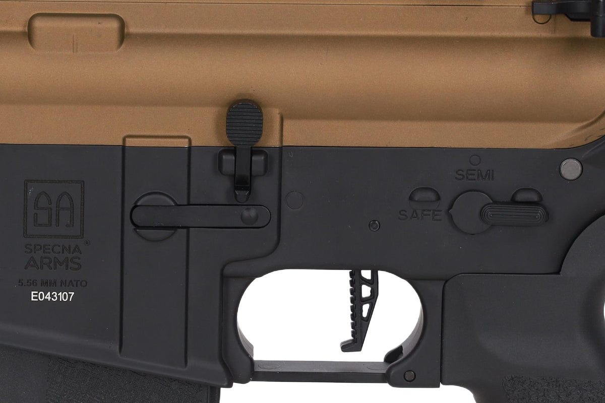Specna Arms M4/AR15 SA-P22 PRIME BLDC AEG 14.5" Chaos Bronze assault rifle - OUTLET