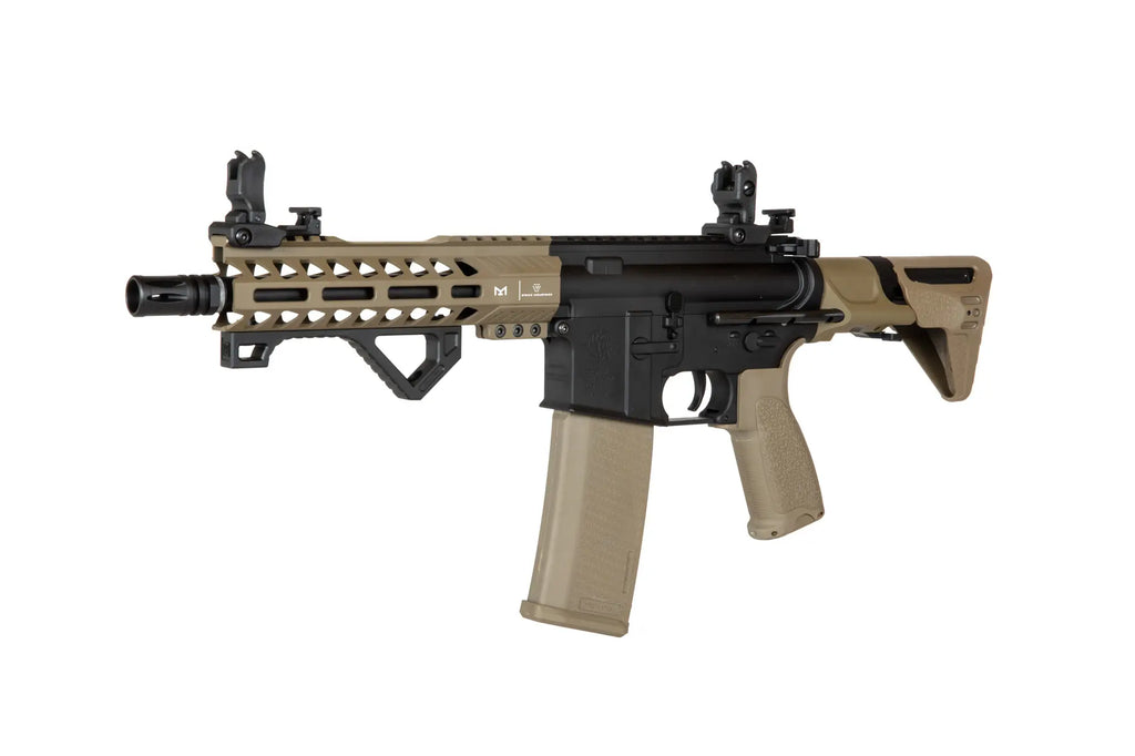 Specna Arms RRA &amp; SI SA-E17 EDGE™ PDW HAL2 ™ Half-Tan airsoft rifle