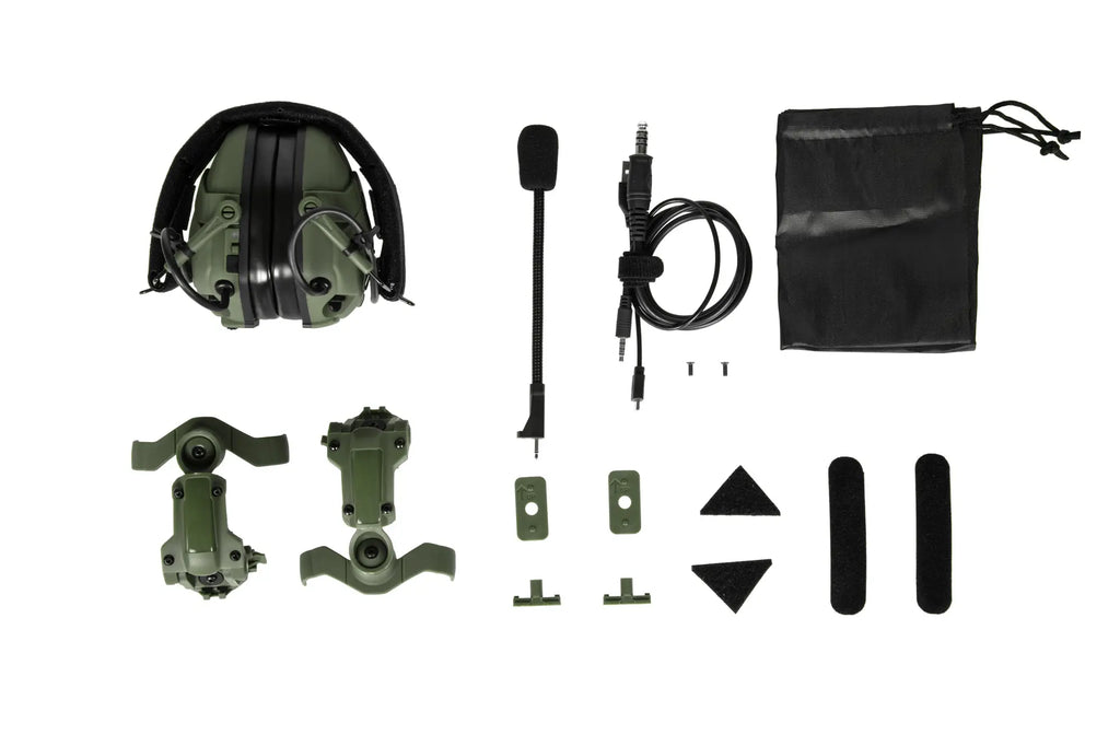 Tactical Bluetooth Active Headset HD-16 - Olive