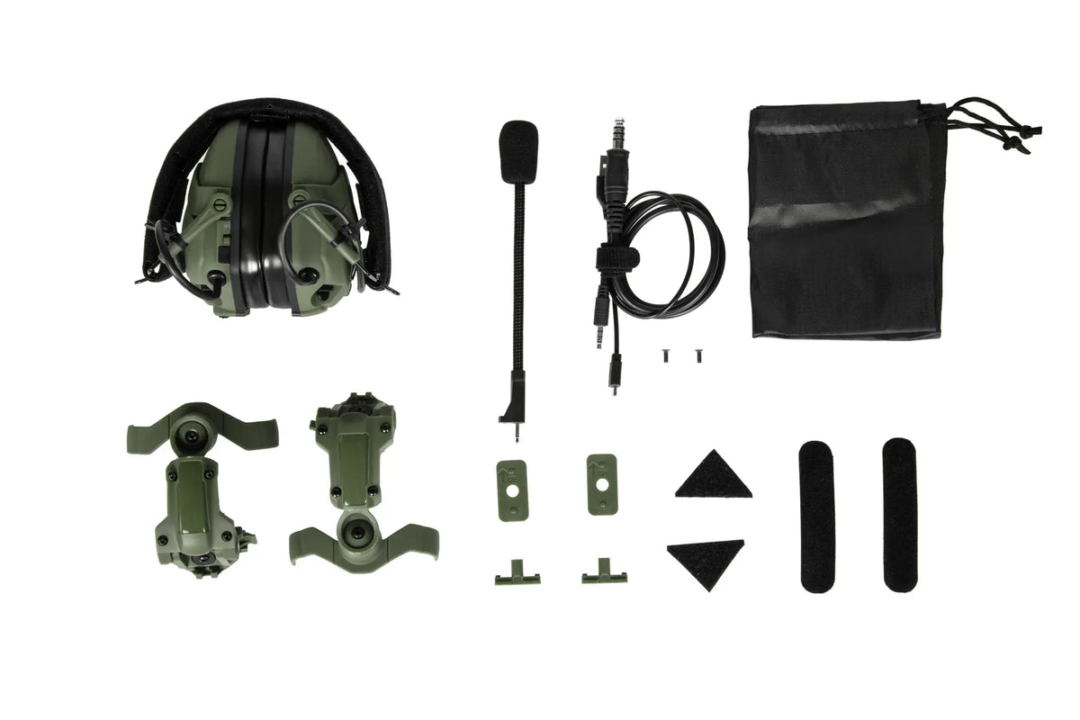 Tactical Bluetooth Active Headset HD-16 - Olive