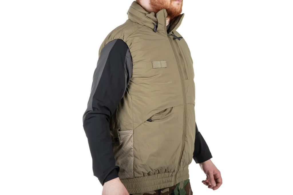 Emerson Gear Blue Label "Thunderbird" Khaki sleeveless jacket
