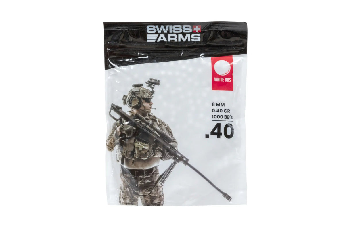 Swiss Arms BBs 0.40g 1000 pcs White