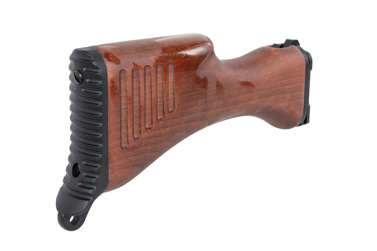 Wooden stock for M240 Golden Eagle replicas M-247-RW