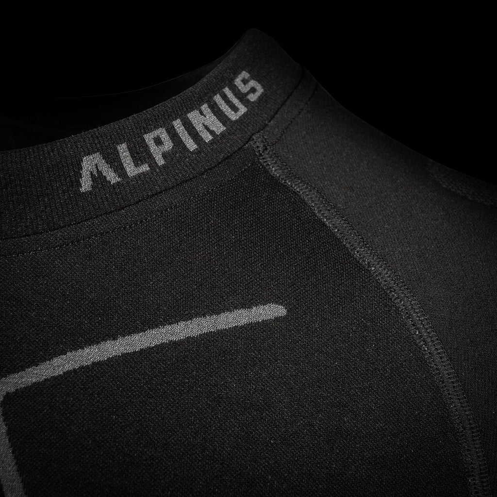 Men's Alpinus Tactical Base Layer thermal sweatshirt Black Grey