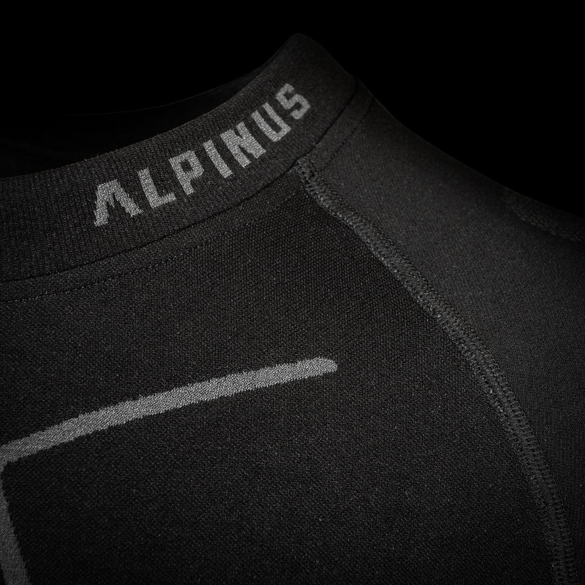Men's Alpinus Tactical Base Layer thermal sweatshirt Black Grey