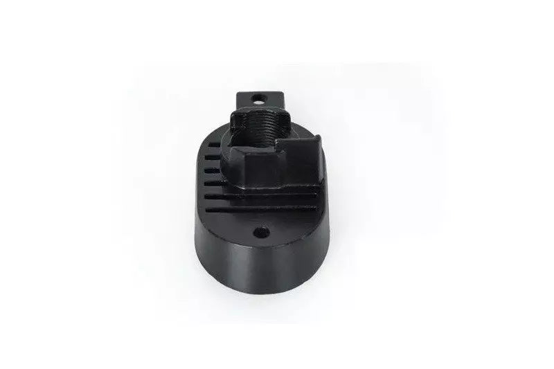 Hand grip cover with motor tightener