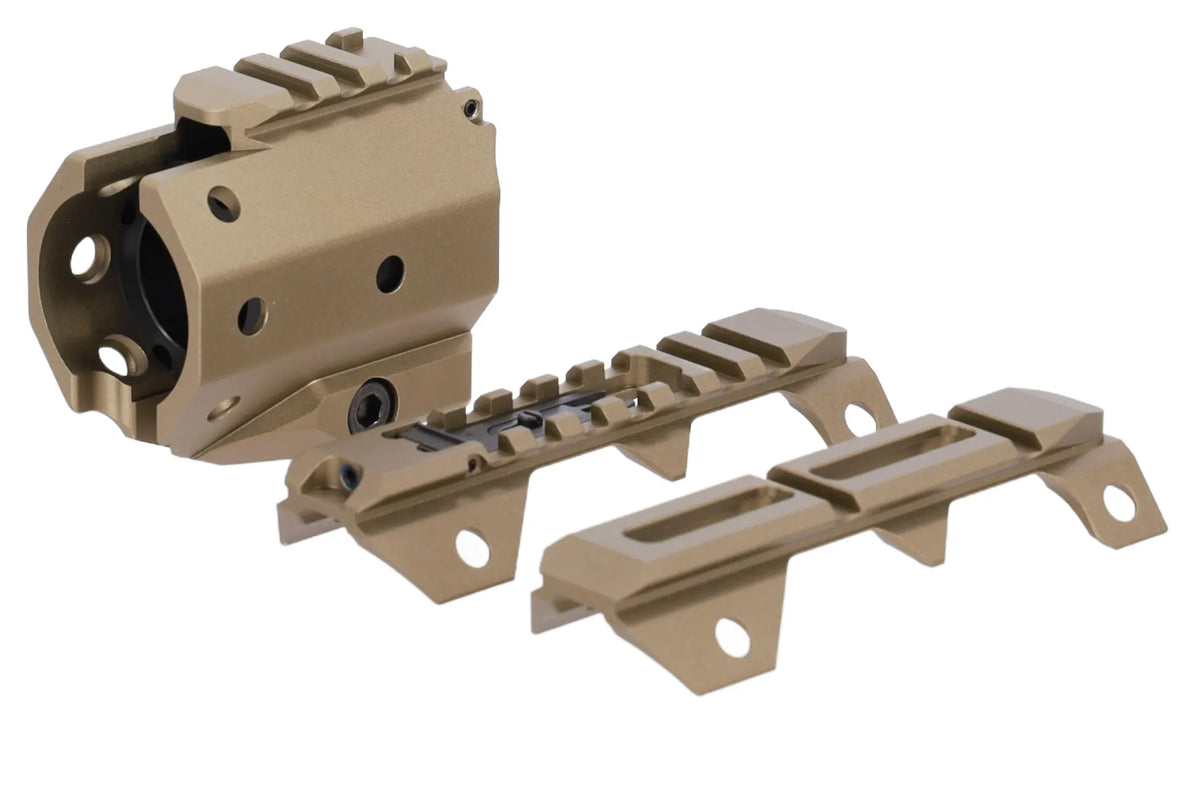 King Arms x Strike Industries mounting kit for Gridlok® Flat Dark Earth rail
