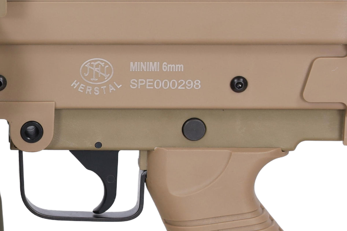 FN HERSTAL M249 MK2 CORE machine gun AEG -Tan