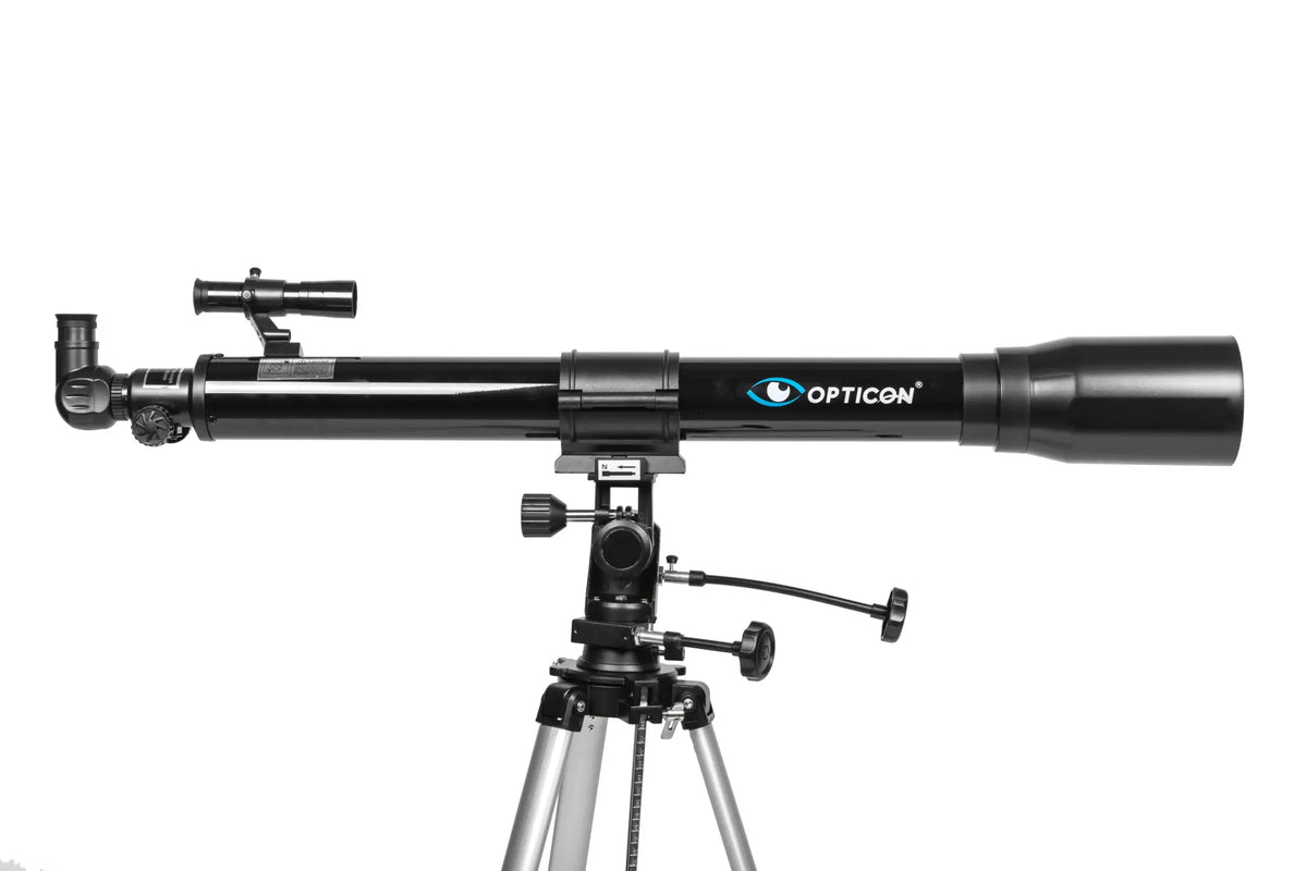 OPTICON ProWatcher 70F900EQ telescope with carrying case and phone adapter
