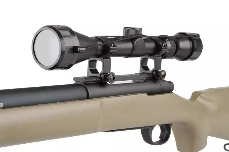SW-04J Army sniper rifle replica (with scope and bipod) - tan
