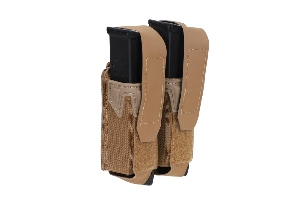 Wosport double pistol magazine loader MG-126 Coyote Brown