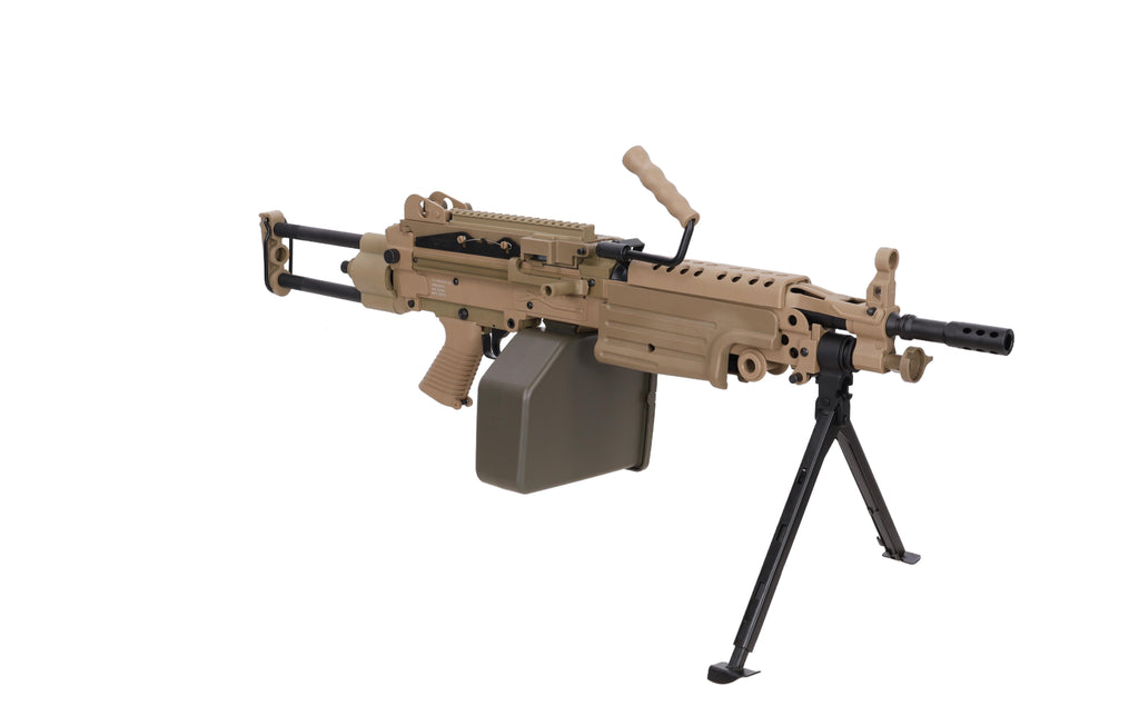 FN HERSTAL M249 PARA CORE machine gun AEG -Tan