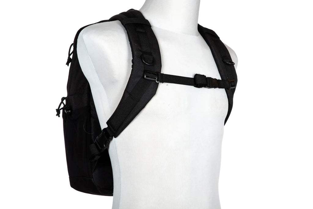 Lightweight Laser-Cut Tactical Backpack - Black