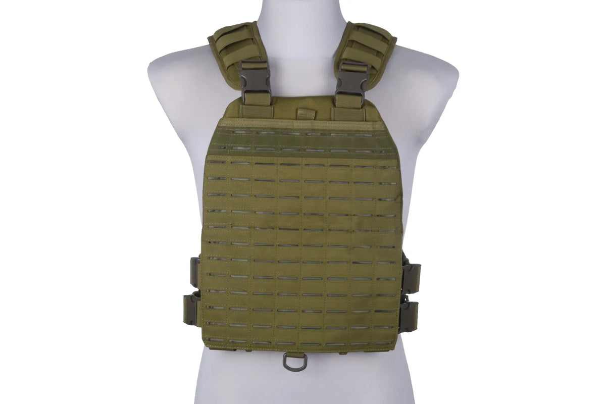 Laser-Cut Plate Carrier Tactical Vest - Olive Drab