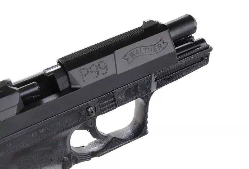 Spring-loaded replica of the Walther P99 pistol