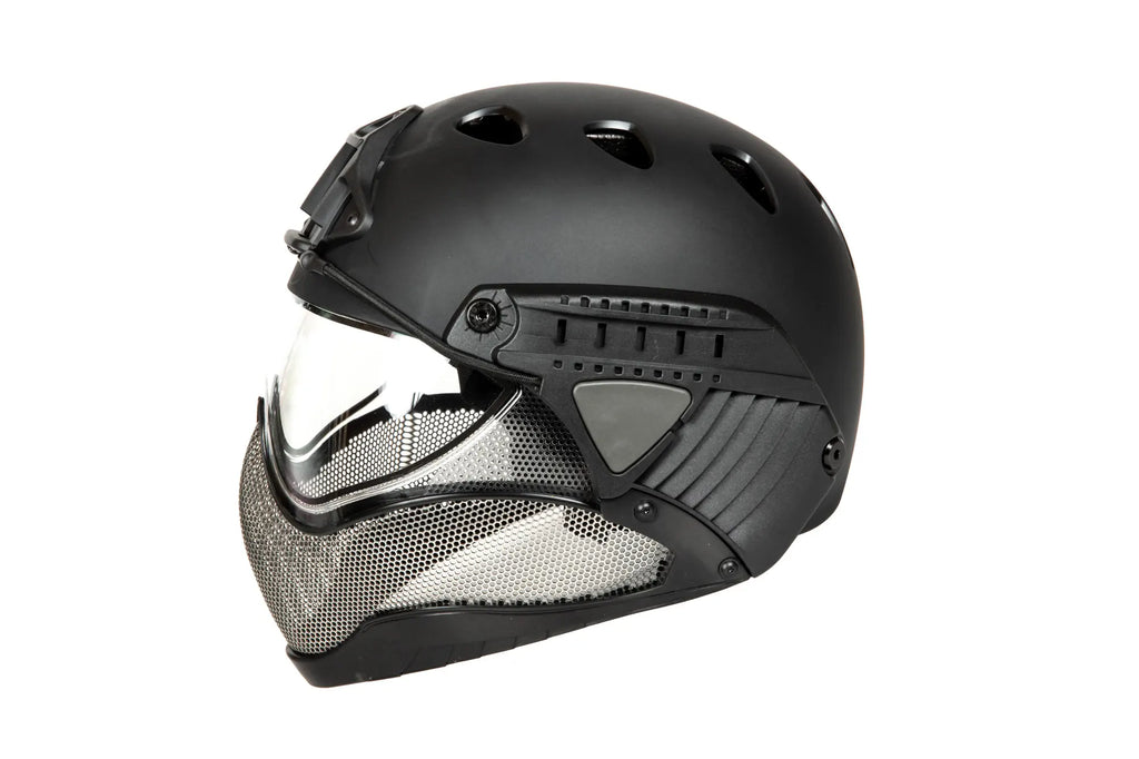 Full Face First Helmet  -Black