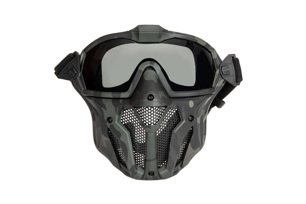 Mask with Goggles and Fan - MC Black