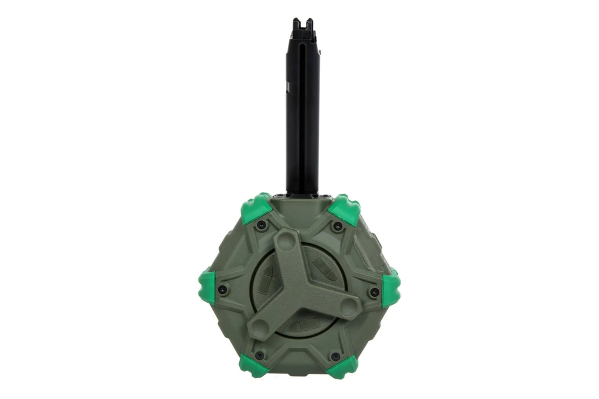 WE G17/Galaxy Series Drummag for 350 BB's – Green