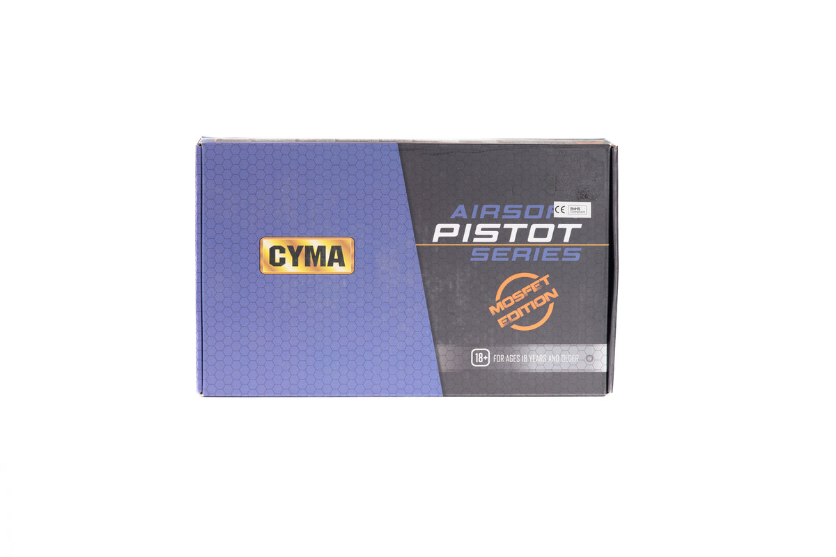 Electric pistol replica CM128S MOSFET Edition - black (OUTLET)