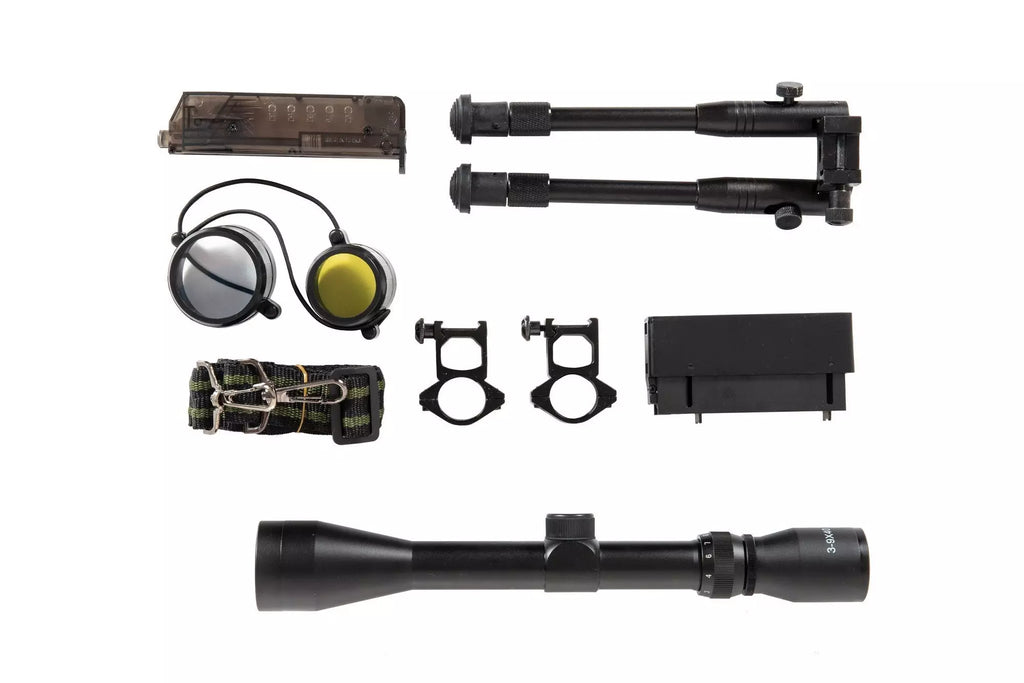MB16D Sniper Rifle Replica with Scope and Bipod
