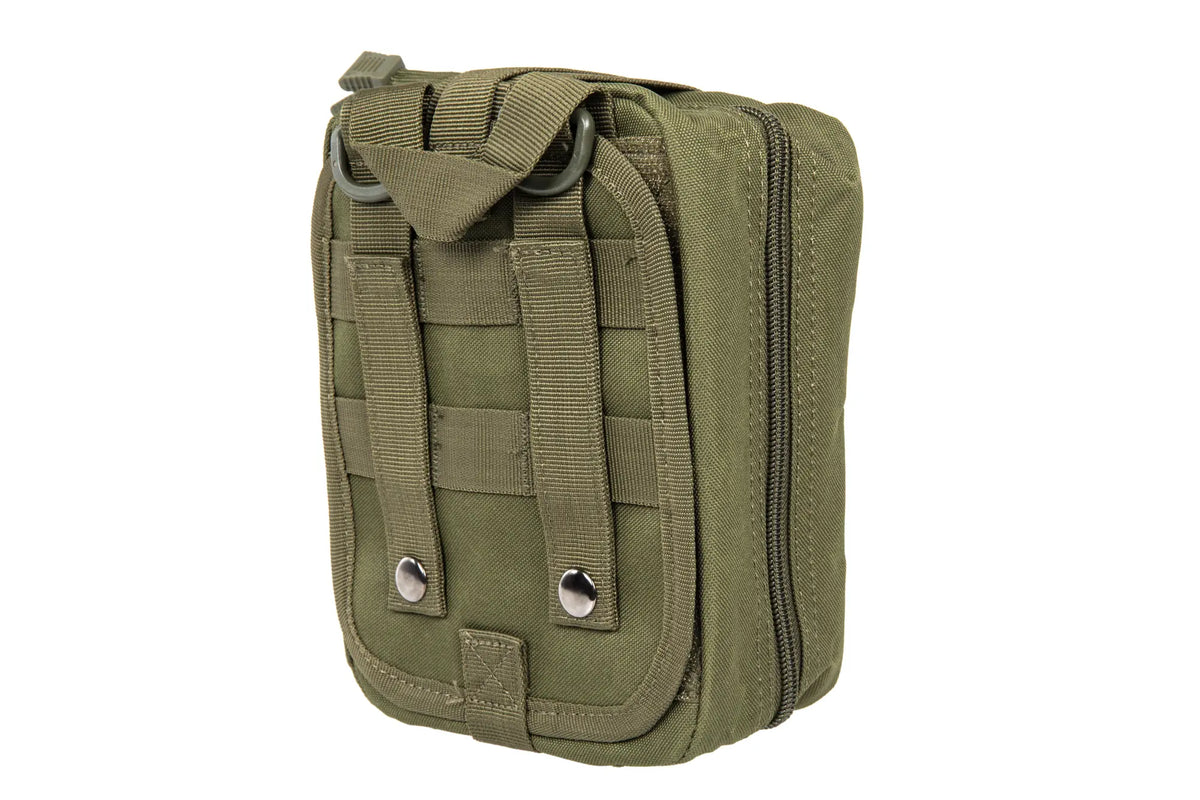 Apteczka zrywana Molle z naszywką Medyk GFC Tactical Oliwkowa