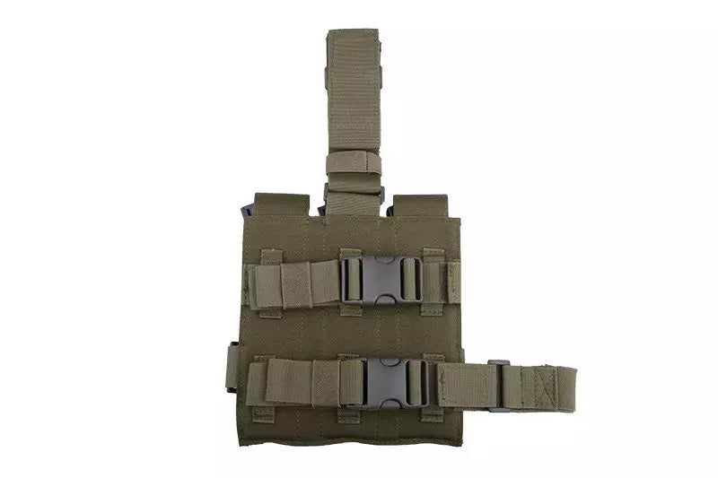 Triple leg pouch for the MP5 type magazines - olive