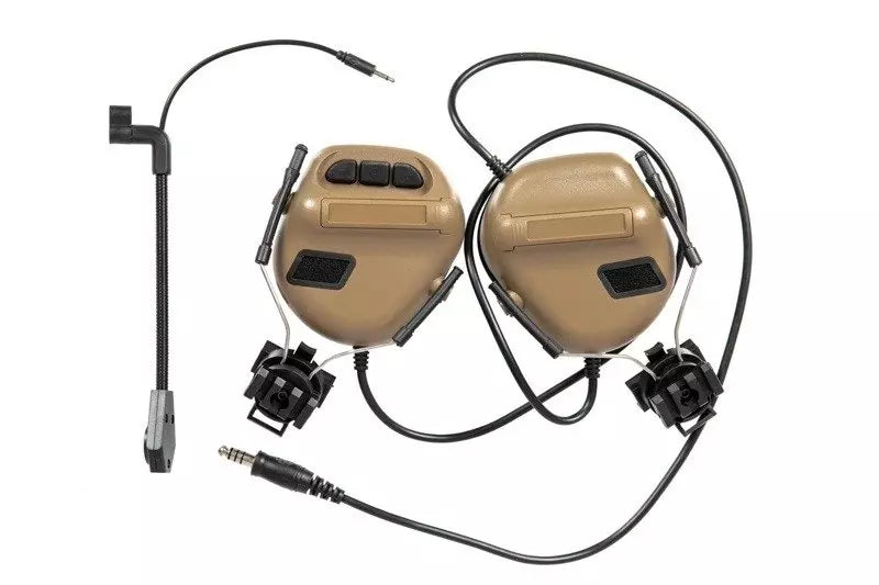 ERM Helm Headset – Tan