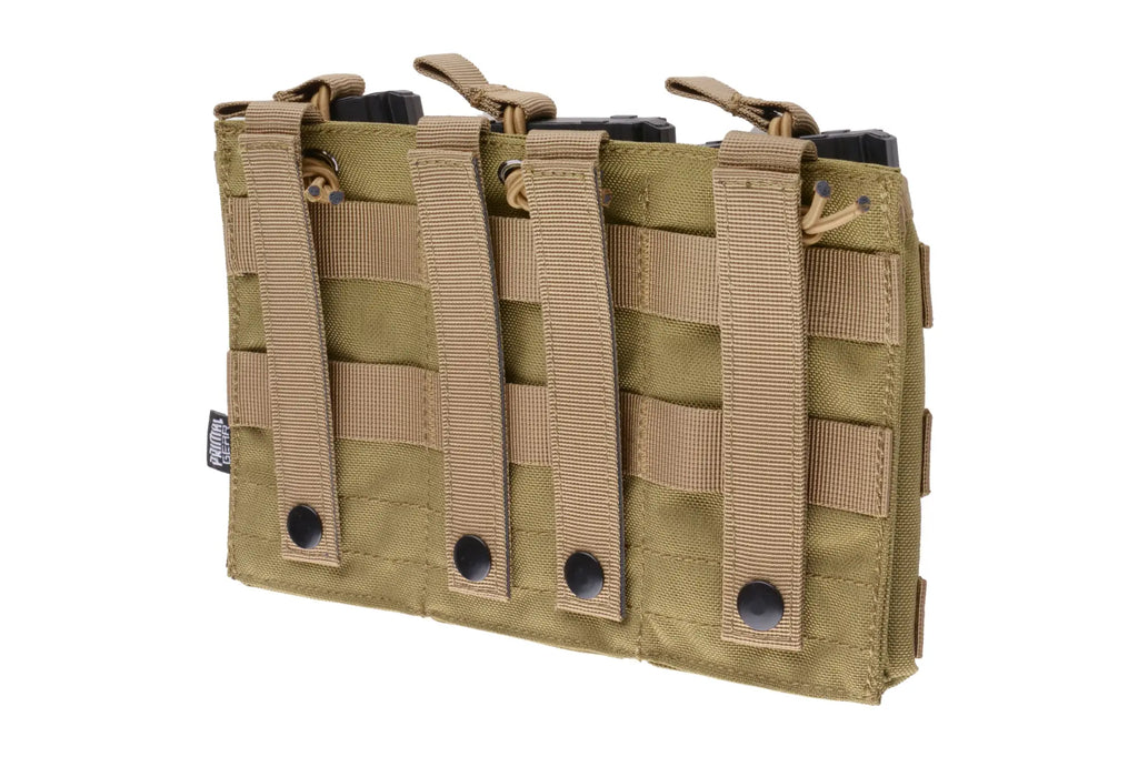 Triple Open I Pouch for AK/M4/G36 Magazines - Tan