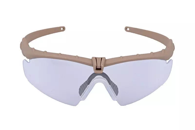 Glasses Tactical - Tan/transparent