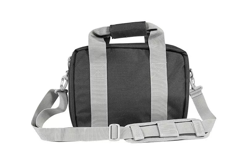 Pistol Bag with Organizer - Black-Grey