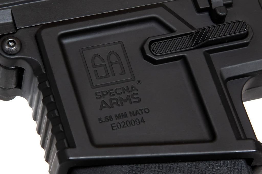 Specna Arms SA-E12 EDGE 2.0™ GATE ASTER New receiver/Light Ops Stock airsoft Carbine Black (OUTLET)