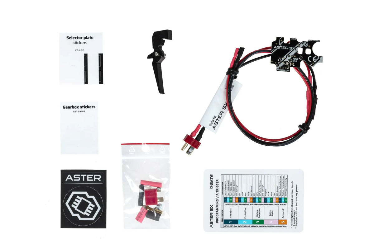 Gate Aster V2 SX Expert + Quantum Trigger (Front Wired) controller set