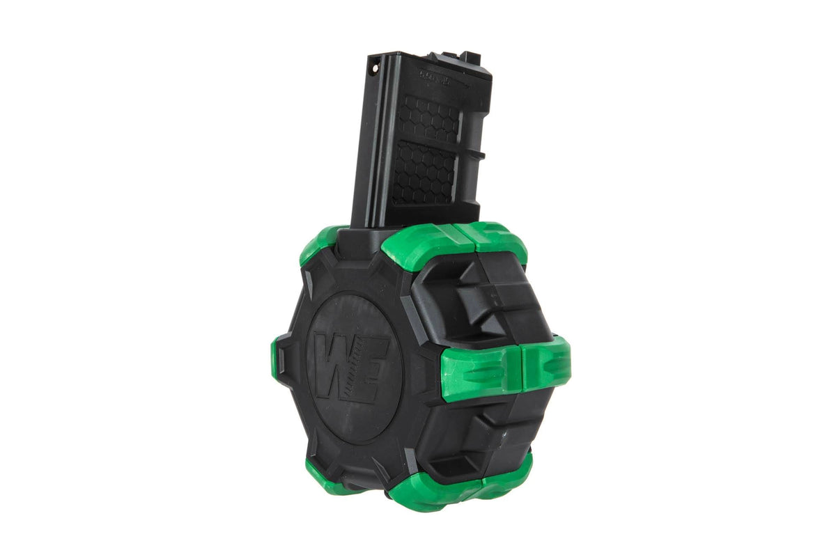 350rd Drum Green Gas Magazine for WE M4/M16 GBBR Replicas