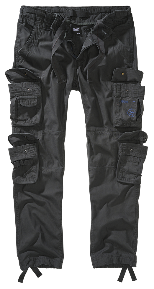 Brandit Pure Slim Fit Grey Trousers