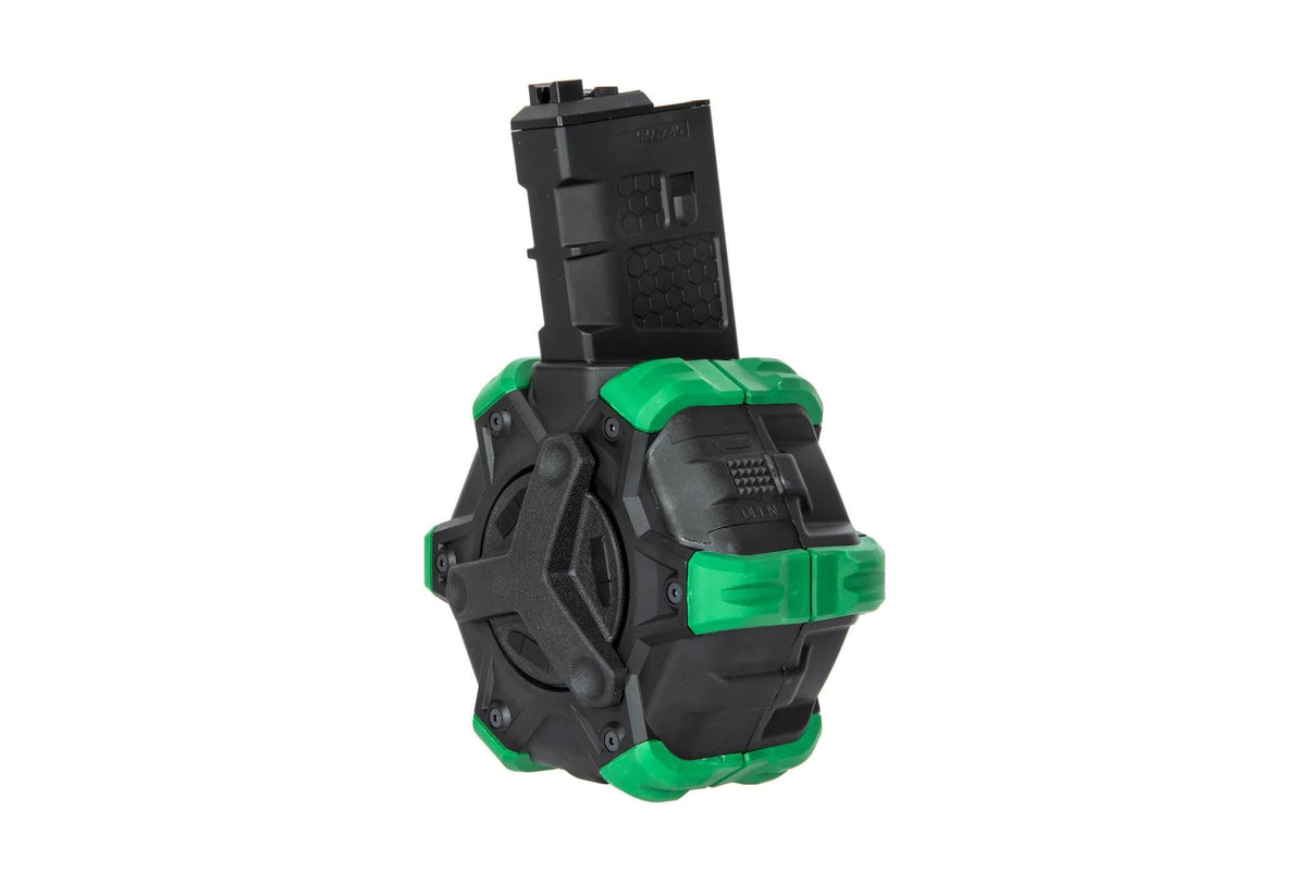 350rd Drum Green Gas Magazine for WE M4/M16 GBBR Replicas