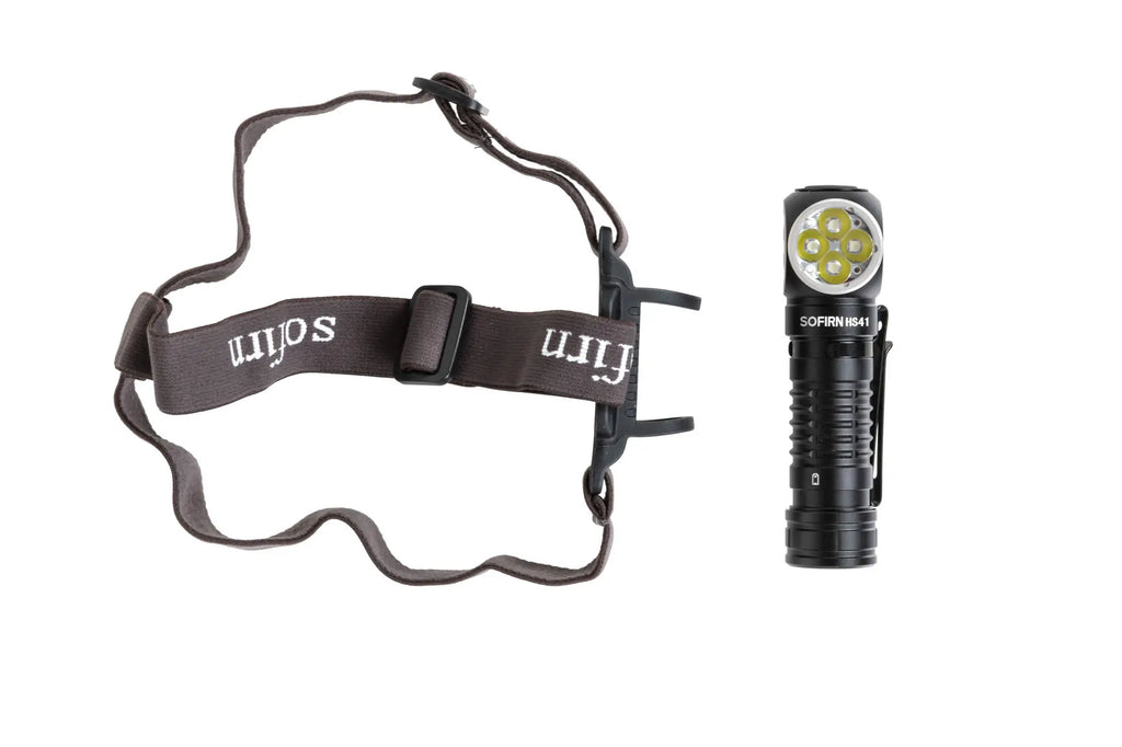 Sofirn HS41 headlamp with rechargeable battery Black