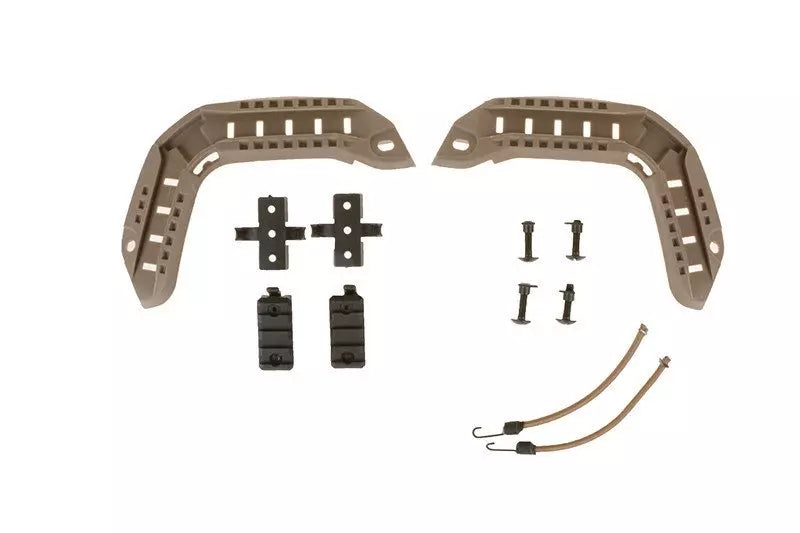 Helmet Mounting Rail - dark earth