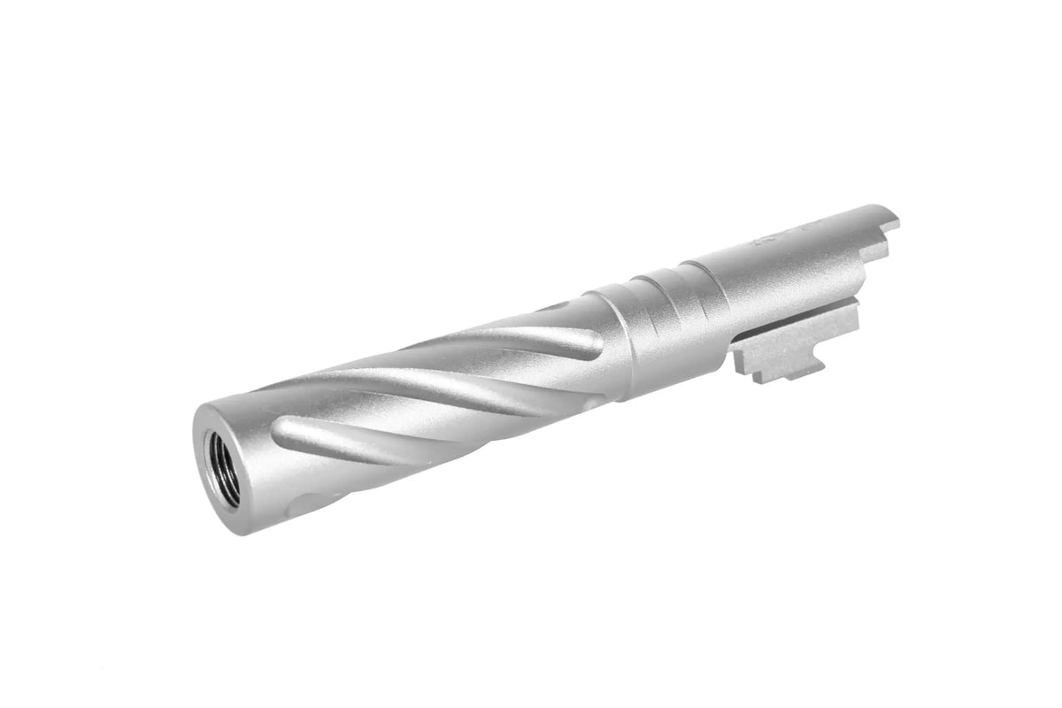 Aluminium outer barrel LA Capa Customs TORNADO for TM Hi-Capa 4.3 replica Silver