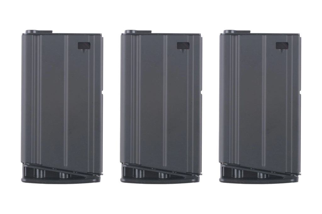 Set of 3 Mid-Cap 160 BB SCAR-H Magazines - Black