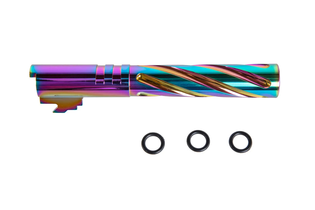 Aluminium outer barrel LA Capa Customs TORNADO for TM Hi-Capa 5.1 Rainbow replicas