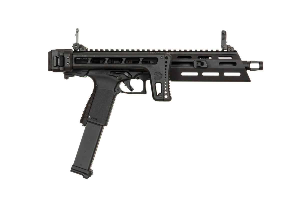 SMC-9 submachine airsoft gun - black (OUTLET)